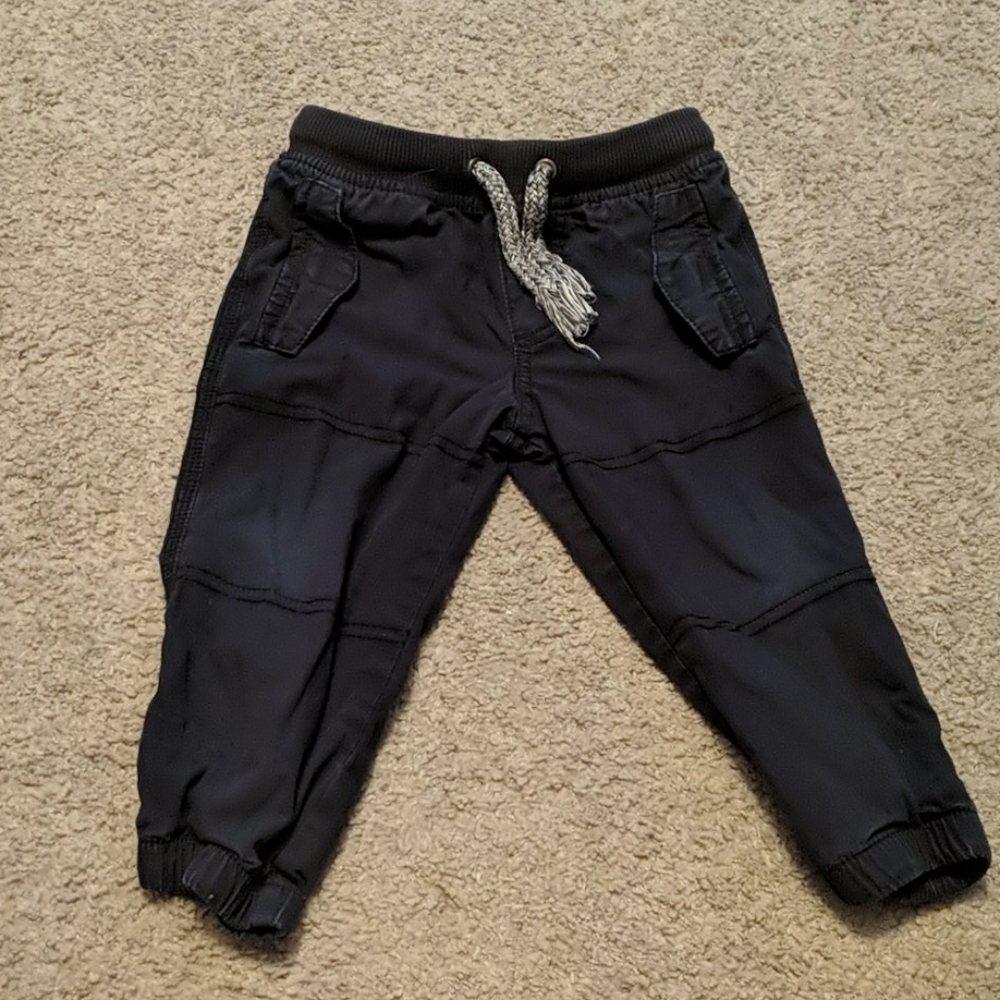 Carter's 12 month fleece lined pants with pockets